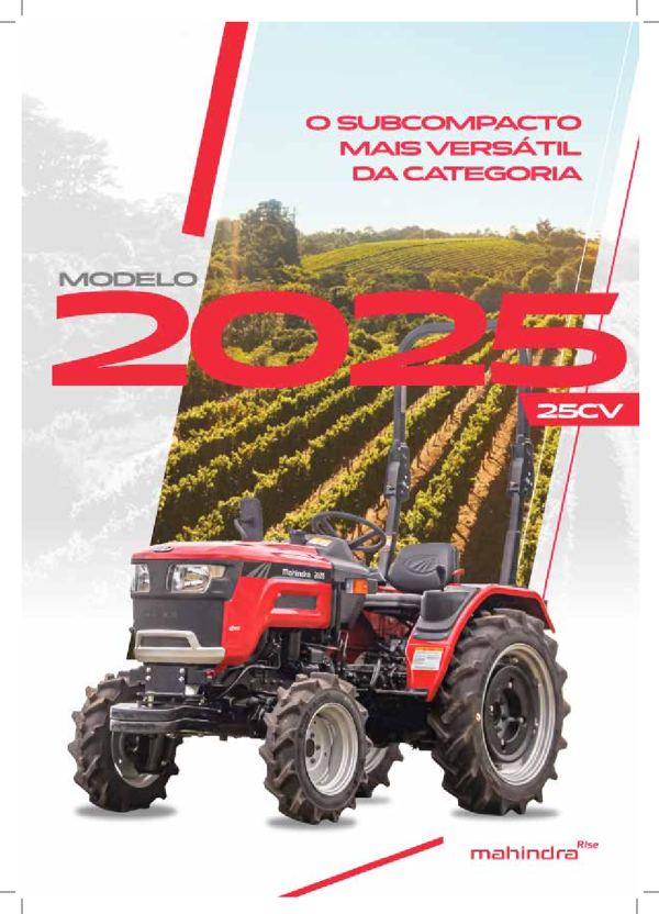 Ficha Técnica - Trator Mahindra 2025