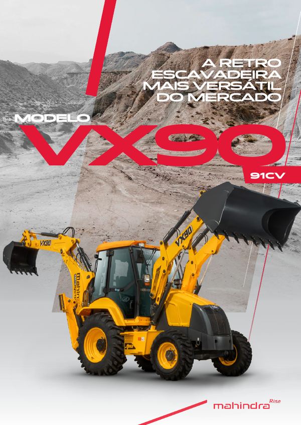 Ficha Técnica - Retroescavadeira Mahindra VX90